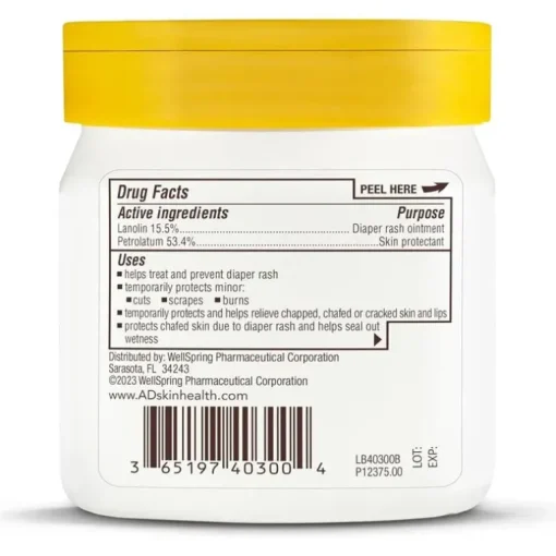 A+D - Original Diaper Rash Ointment 16Oz