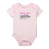 AD Sutton - Body para Bebê Menina, Rosa