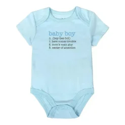 AD Sutton - Body para Bebé Bebé Menino, Azul