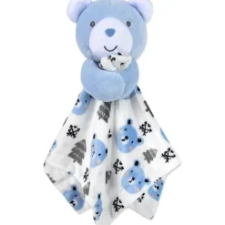 AD Sutton - Cobertor de segurança Baby Essentials, urso com árvore azul
