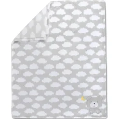 AD Sutton - Manta de pelúcia Baby Essentials, Urso Cinza