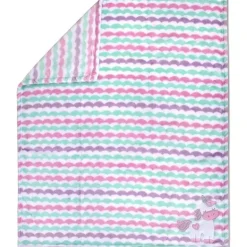 AD Sutton - Manta de pelúcia Baby Essentials, Rosa Unicórnio