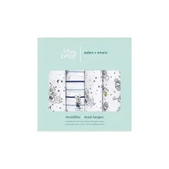 Aden + Anais - 4 Pk Swaddles Muslin, Mickey Stargazer