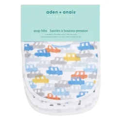 Aden + Anais - Babador de encaixe de musselina 3Pk, Little Big World