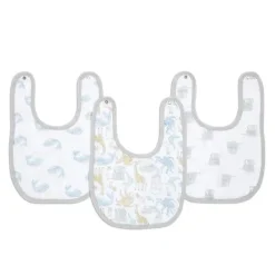 Aden + Anais - Babador de musselina de algodão 3Pk, história natural