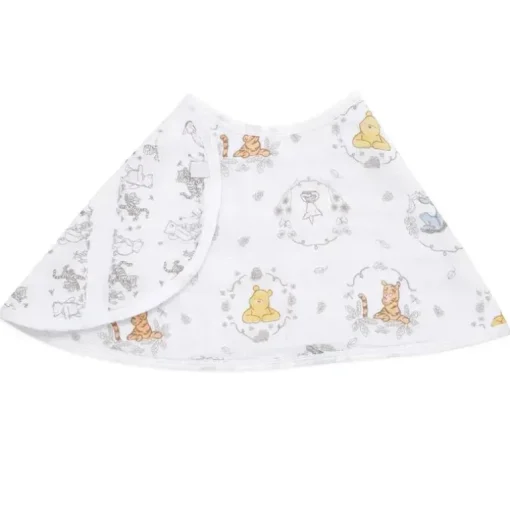 Aden + Anais - Babador essencial de musselina Burpy, Winnie The Pooh