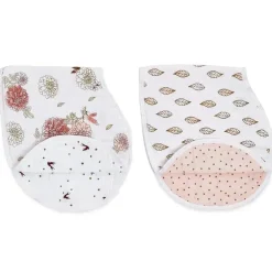 Aden + Anais - Babete Burpy 2PK - Pardais Dahlia