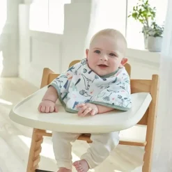 Aden + Anais - Babete Burpy de musselina de algodão, Dinotime