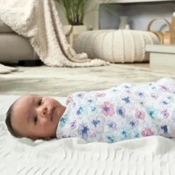 Aden + Anais 47 Clássico Swaddle, Trail Blooms