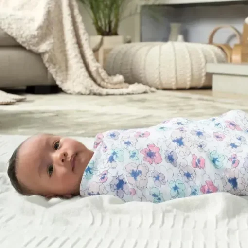 Aden + Anais 47 Clássico Swaddle, Trail Blooms