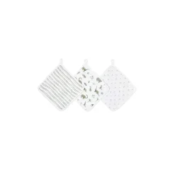Aden + Anais - Conjunto de 3 toalhas de rosto Essentials Classic Dino Jungle