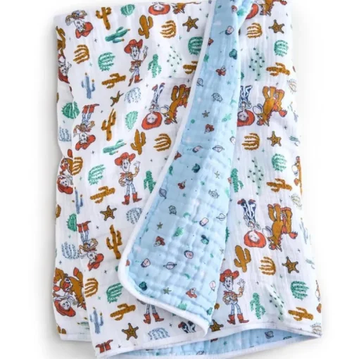 Aden + Anais - Essentials Cotton Muslin Blanket Toy Story, Woody & Friends