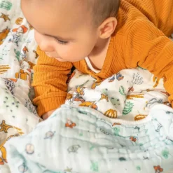 Aden + Anais - Essentials Cotton Muslin Blanket Toy Story, Woody & Friends
