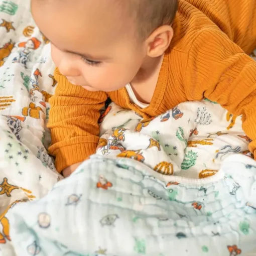Aden + Anais - Essentials Cotton Muslin Blanket Toy Story, Woody & Friends