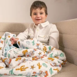 Aden + Anais - Essentials Cotton Muslin Blanket Toy Story, Woody & Friends