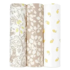 Aden + Anais - 3-Pack Swaddles - Silky Soft Natural, Woodland