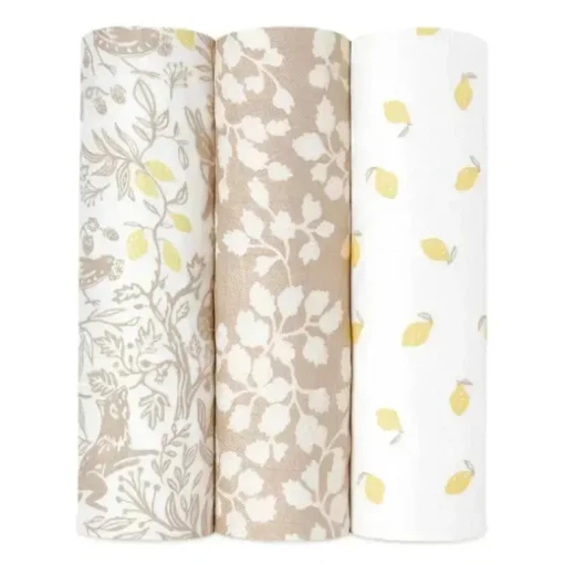 Aden + Anais - 3-Pack Swaddles - Silky Soft Natural, Woodland