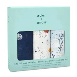 Aden + Anais - 3-Pack Swaddles - Silky Soft, Stargaze