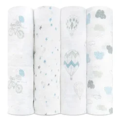 Aden + Anais - Pacote com 4 Swaddles Clássicos Night Sky Reverie