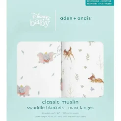 Aden + Anais - 2Pk Disney + Friends Cobertor Swaddle