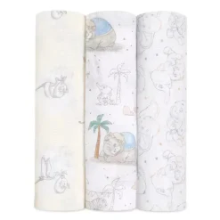 Aden + Anais - 3Pk embala meu querido Dumbo