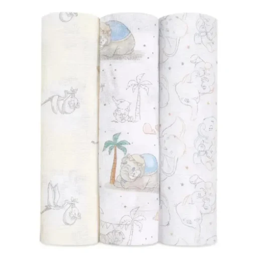 Aden + Anais - 3Pk embala meu querido Dumbo