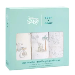 Aden + Anais - 3Pk embala meu querido Dumbo