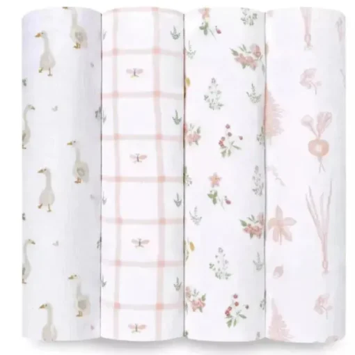 Aden + Anais - 4pk Essentials Muslin Swaddle Blankets