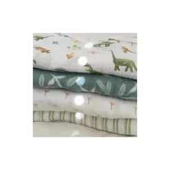 Aden + Anais - 4Pk Essential Dino Jungle Swaddle Blankets