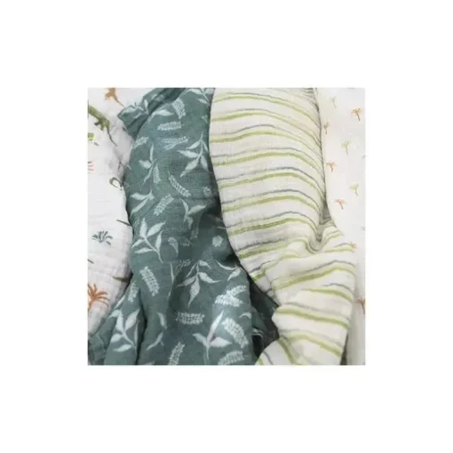 Aden + Anais - 4Pk Essential Dino Jungle Swaddle Blankets
