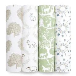 Aden + Anais - 4Pk Swaddles de musselina Harmonia