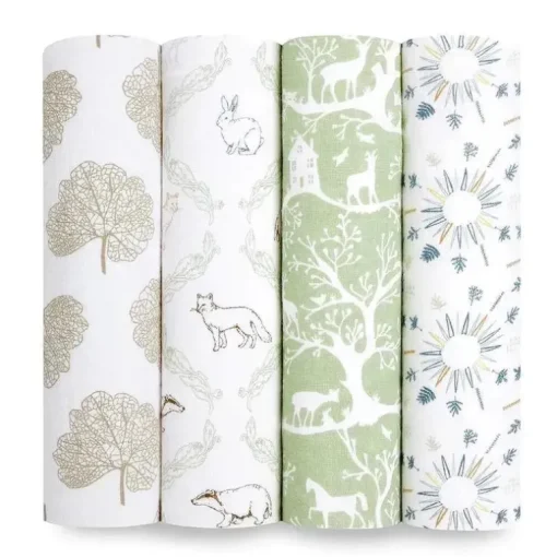 Aden + Anais - 4Pk Swaddles de musselina Harmonia