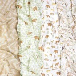 Aden + Anais - 4Pk Swaddles de musselina Tanzânia