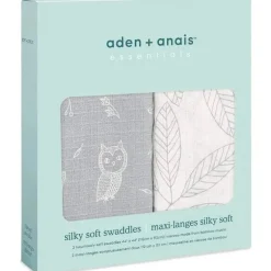 Aden + Anais - 2Pk Swaddles Sedoso Macio Woodsy