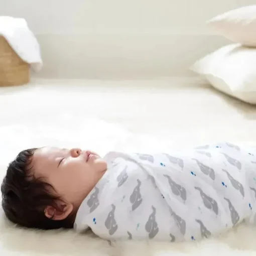 Aden + Anais - Swaddle de musselina de algodão 4 unidades, estrela bebê