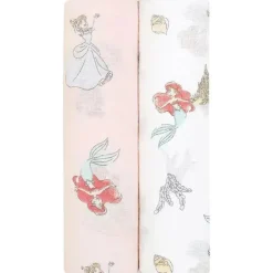 Aden + Anais - Swaddles - Muslin Disney Princess 2-Pack