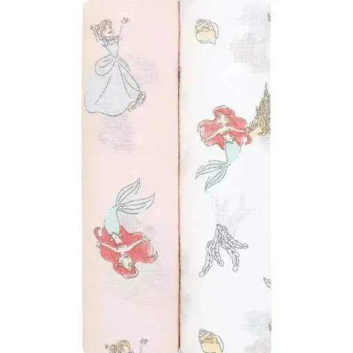 Aden + Anais - Swaddles - Muslin Disney Princess 2-Pack
