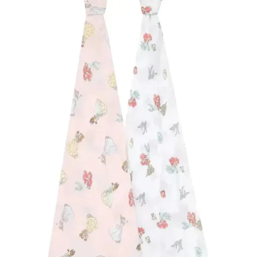 Aden + Anais - Swaddles - Muslin Disney Princess 2-Pack