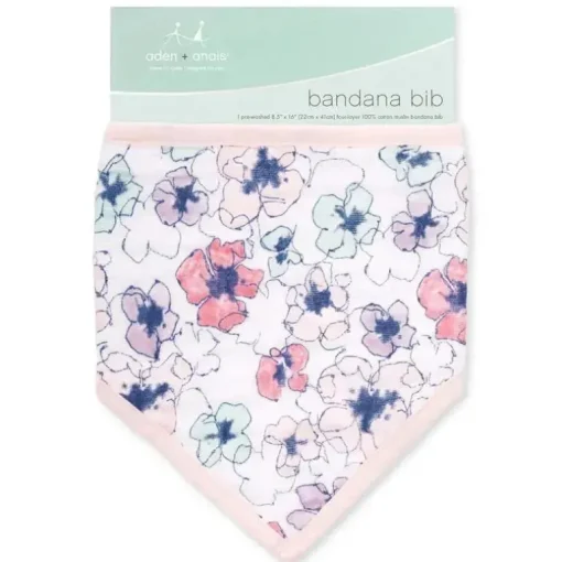 Aden + Anais Classic Bandana Babete, Trail Blooms