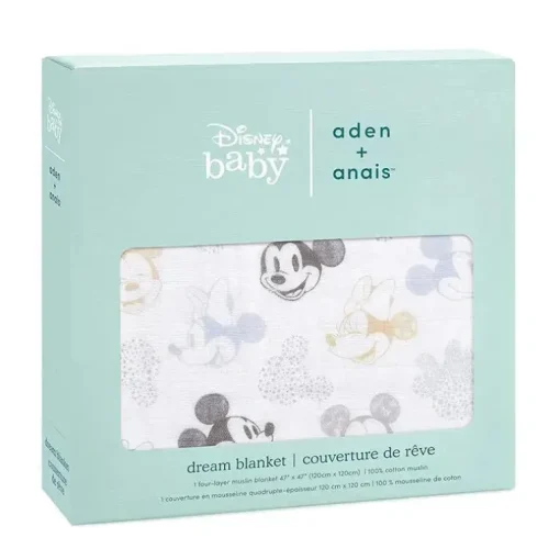 Aden + Anais Dream Cobertor Mickey + Minnie-Magic