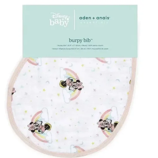 Aden + Anais Essentials Burpy Babete Minnie Rainbows - Rainbows