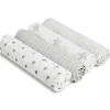 Aden + Anais Musselina Swaddle Dusty, pacote com 4
