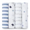 Aden + Anais 4Pk Swaddle Clássico, Rock Star