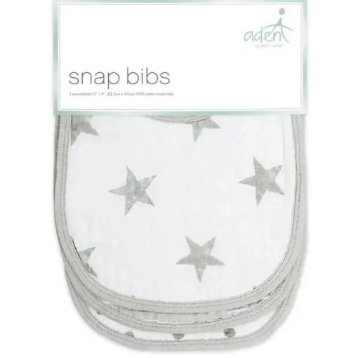 Aden + Anais Snap Babetes Empoeirados, Pacote de 3