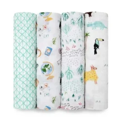 Aden + Anais Swaddles Around The World 4-Pack