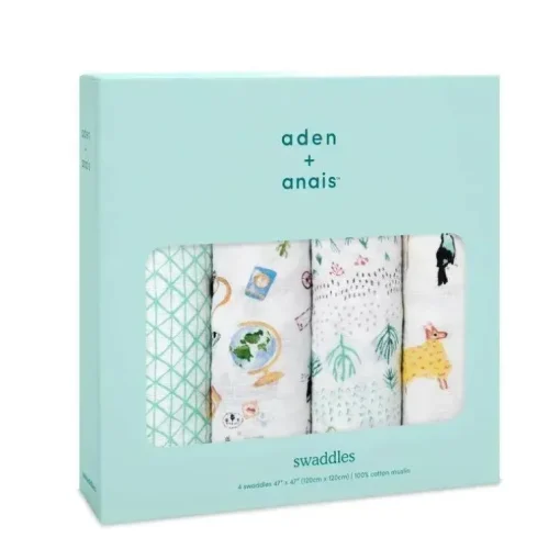 Aden + Anais Swaddles Around The World 4-Pack