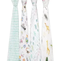 Aden + Anais Swaddles Around The World 4-Pack