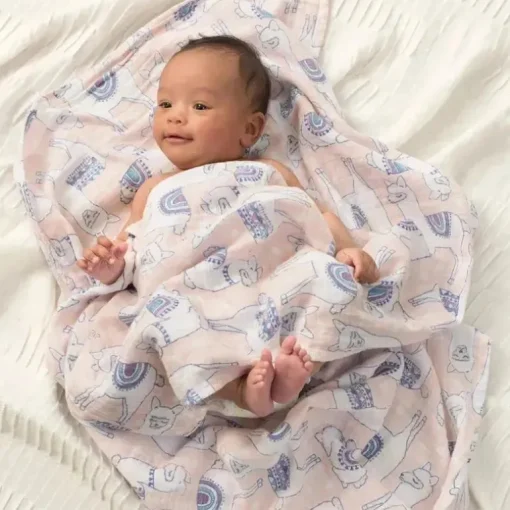 Aden + Anais Trail Blooms 47 Conjunto de Swaddle Clássico, Pacote com 4