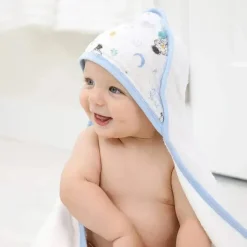 Aden+Anais - Toalha de Banho com Capuz 2Pk para Bebês, Exploradores do Espaço