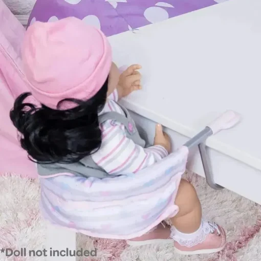Adora - Assento de Alimentação para Boneca Clássico, Rosa Pastel
